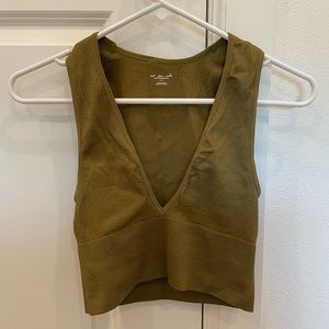 Urban Outfitters Out From Under Hailey Seamless Plunge Bra Top